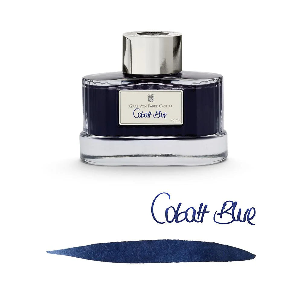 Graf von Faber-Castell Ink Bottle (75ml) - Cobalt Blue