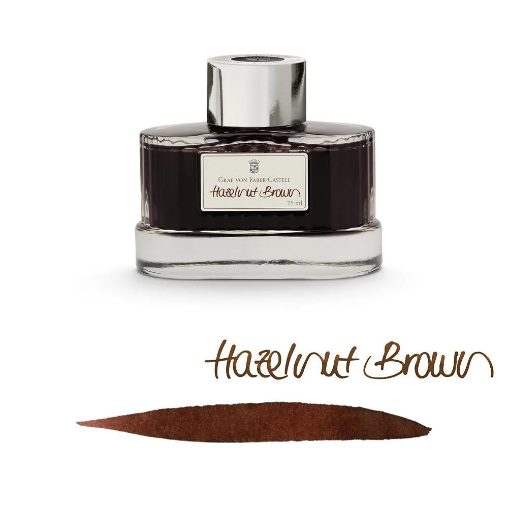 Graf von Faber-Castell Ink Bottle (75ml) - Hazelnut Brown