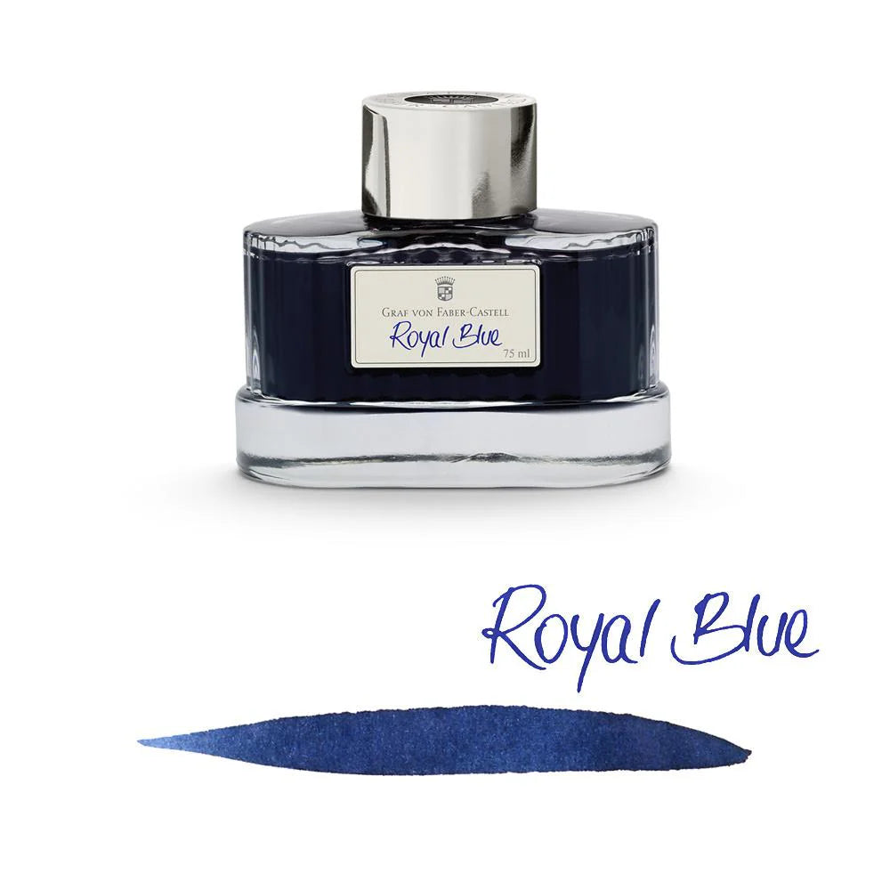 Graf von Faber-Castell Ink Bottle (75ml) - Royal Blue