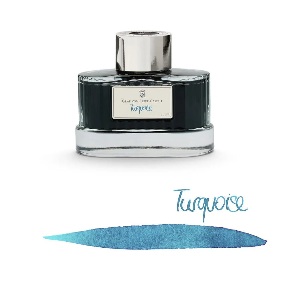 Graf von Faber-Castell Ink Bottle (75ml) - Turquoise