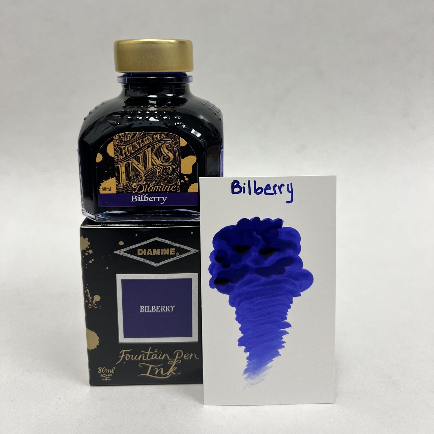 Diamine Fountain Pen Ink 80ml - Bilberry