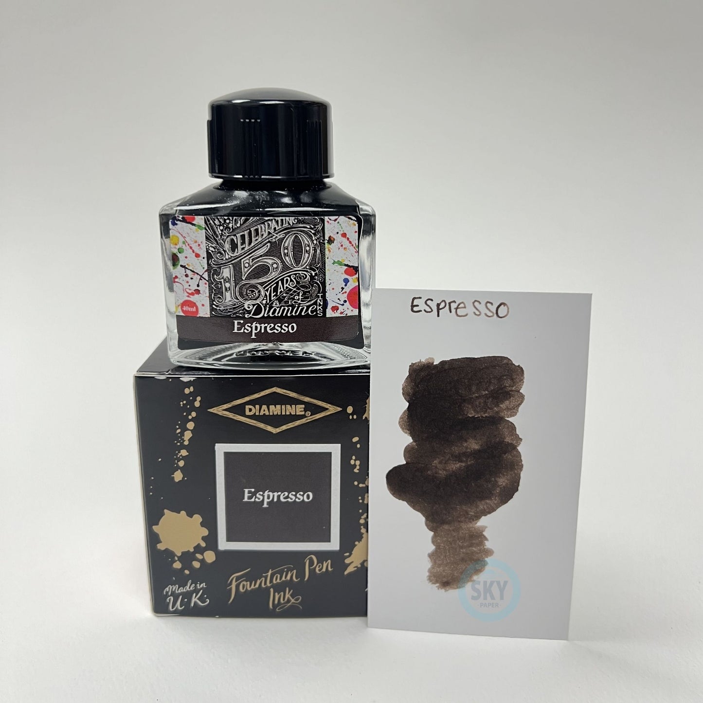 Diamine Fountain Pen Ink 40ml- Espresso