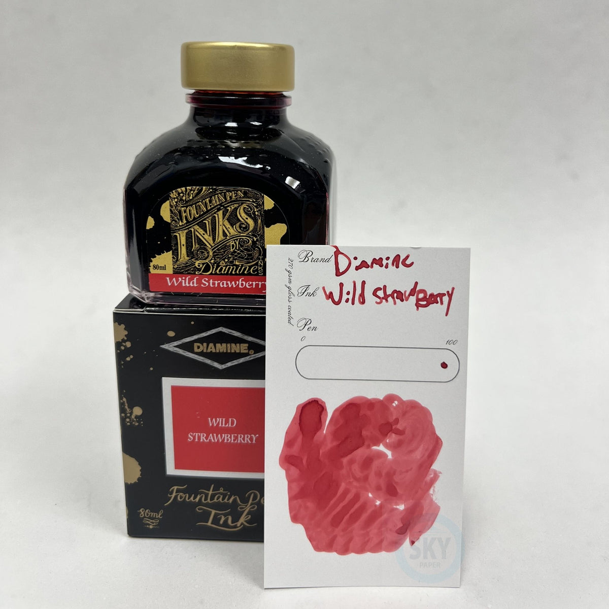 Diamine Fountain Pen Ink 80ml - Wild Strawberry