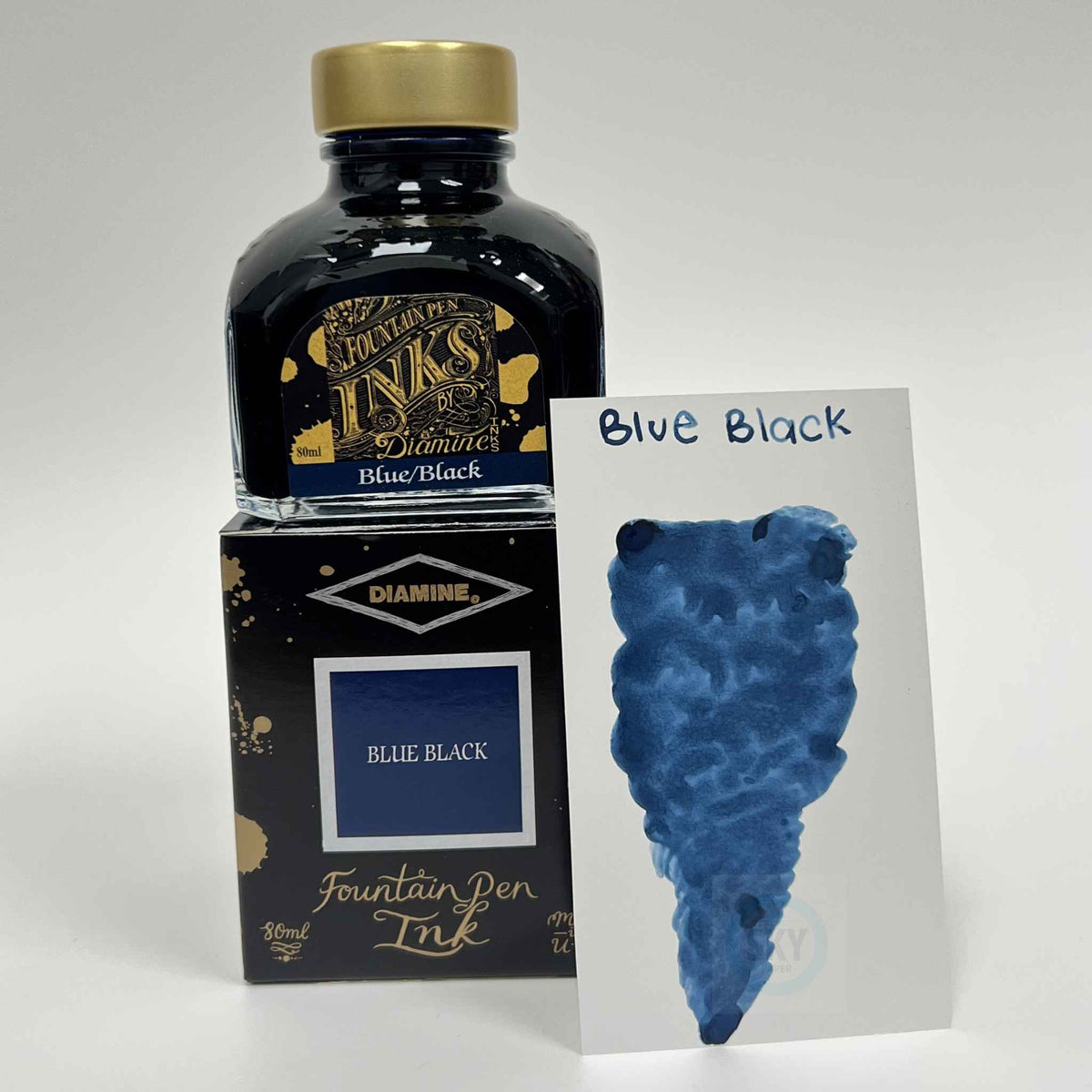 Diamine Fountain Pen Ink 80ml - Blue Black