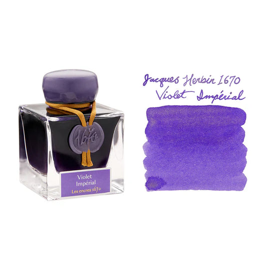 Jacques Herbin - 1670 Prestige - Imperial Violet - Gold Shimmer