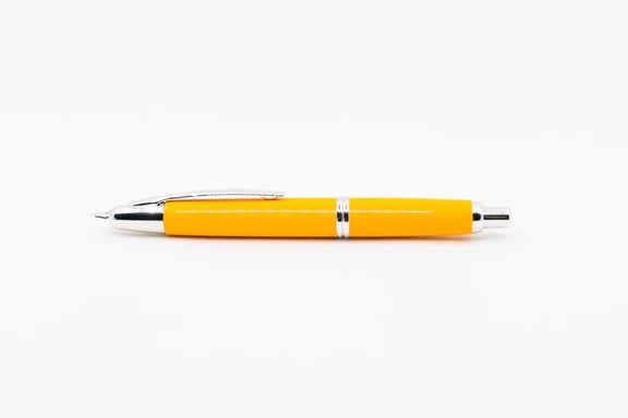 Pilot Capless Yellow/Rhodium Fountain Pen - Fine