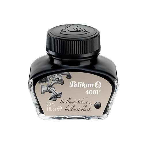 Pelikan 4001 Fountain Pen Ink 30ml - Brilliant Black