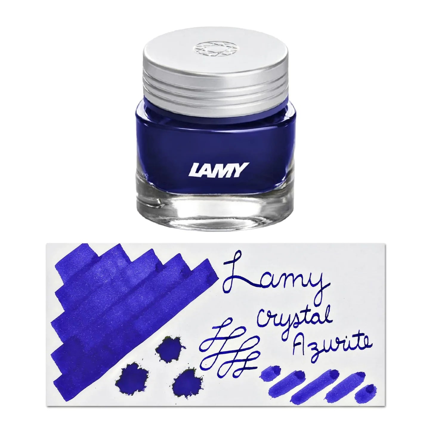 Lamy T53 Crystal Bottled Ink 30ml - Azurite / Deep Blue