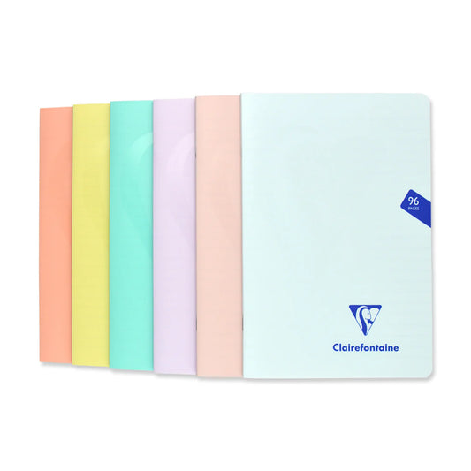 Mimesys Pastel Polypro Stapled Notebook Lined