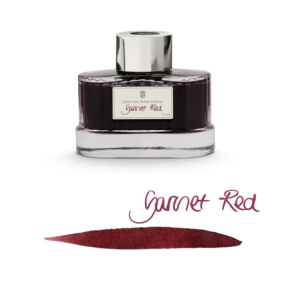 Graf von Faber-Castell Ink Bottle (75ml) - Garnet Red
