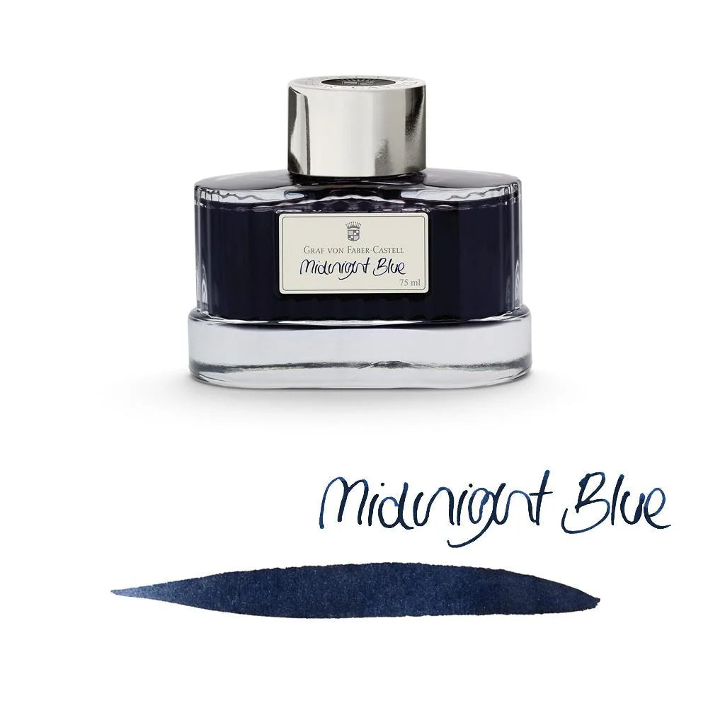 Graf von Faber-Castell Ink Bottle (75ml) - Midnight Blue