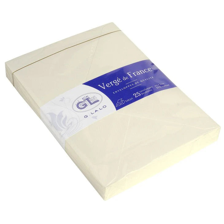 Vergé 25 Envelopes 4½X6½