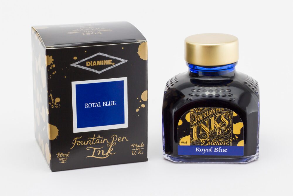 Diamine Fountain Pen Ink 80 ml- Royal Blue