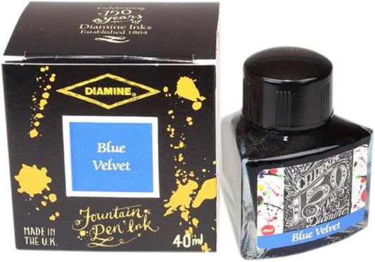Diamine Fountain Pen Ink 40ml - Blue Velvet