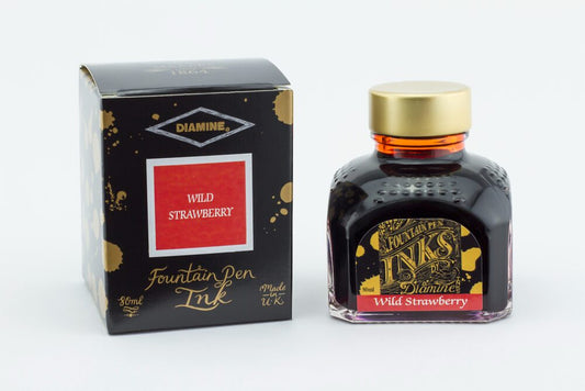 Diamine Fountain Pen Ink 80ml - Wild Strawberry