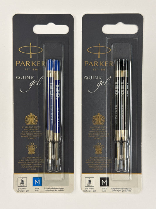 Parker Ballpoint Gel refill Medium 2-pack