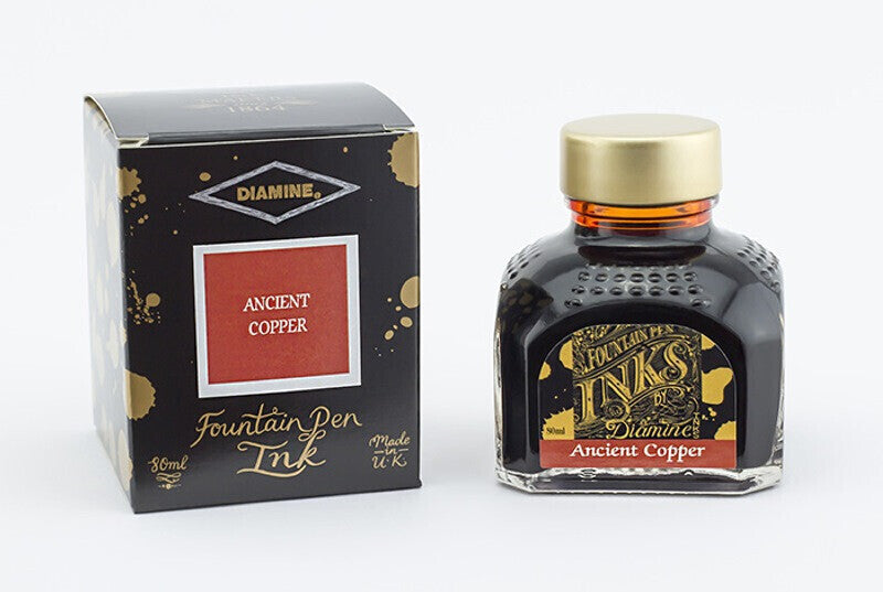 Diamine Fountain Pen Ink 80ml - Ancient Copper