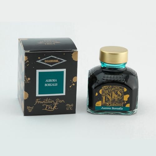 Diamine Fountain Pen Ink 80ml -  Aurora Borealis