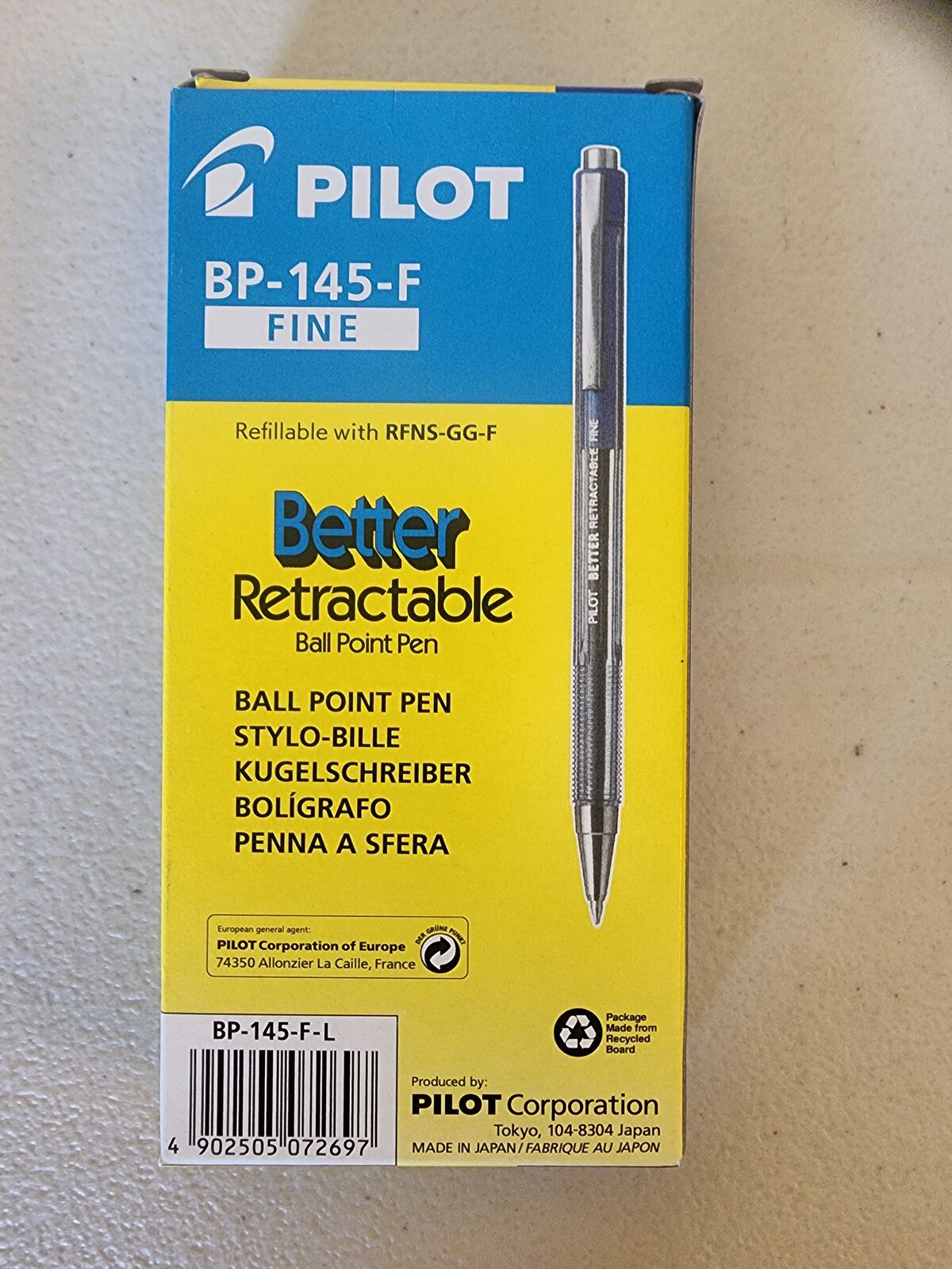 Pilot Better Retractable Ballpoint Pen