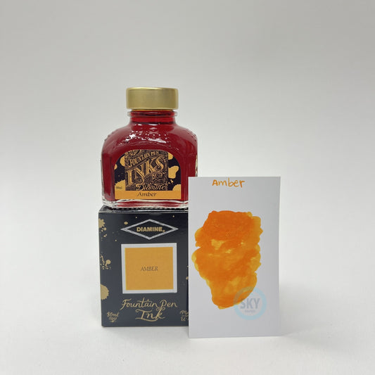 Diamine Fountain Pen Ink 80ml - Amber