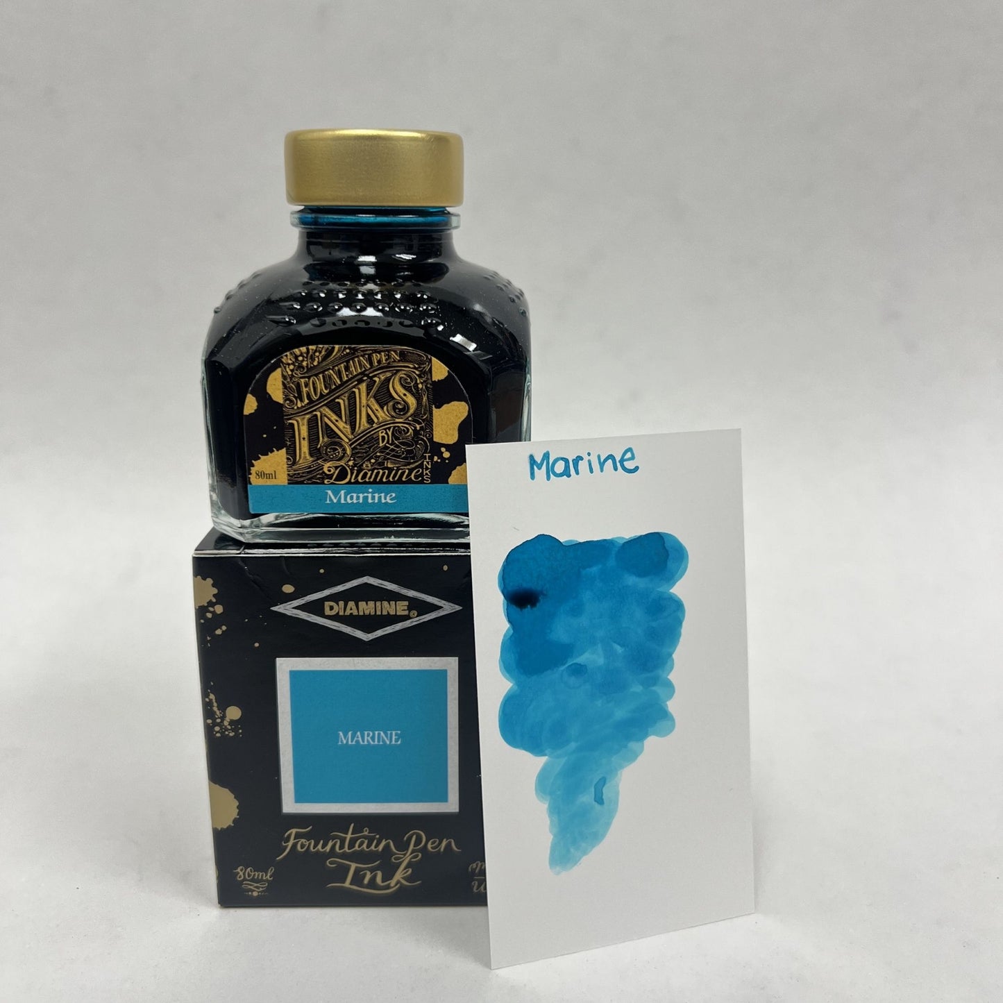 Diamine Fountain Pen Ink 80ml - Marine