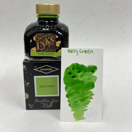 Diamine Fountain Pen Ink 80ml - Kelly Green