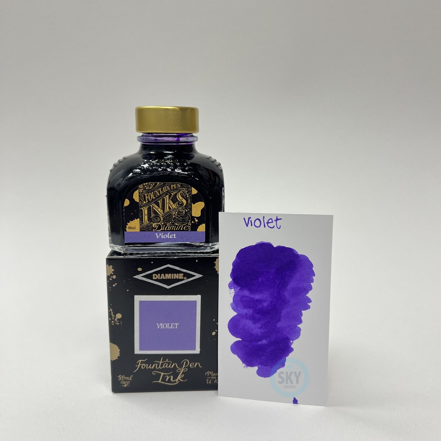 Diamine Fountain Pen Ink 80ml - Violet