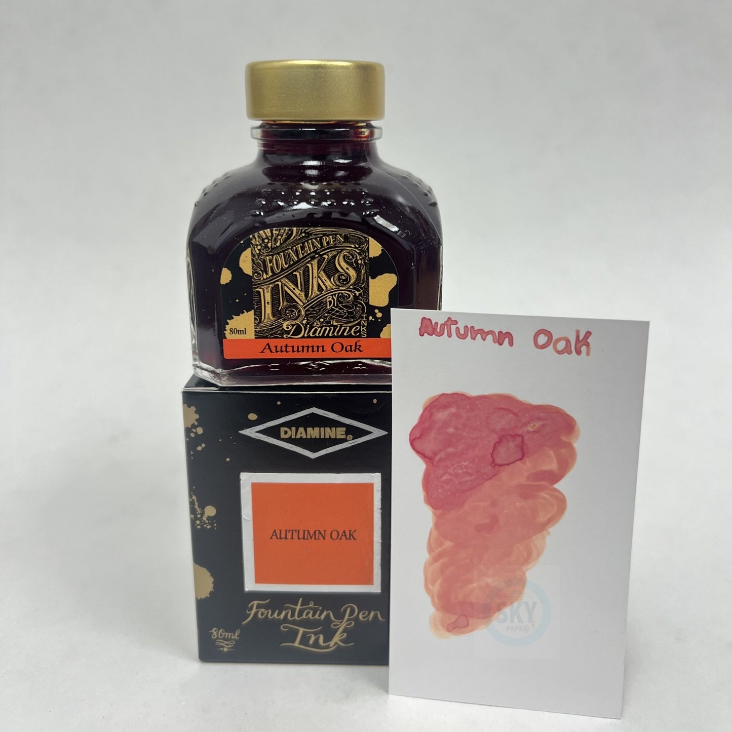 Diamine Fountain Pen Ink 80ml - Autumn Oak