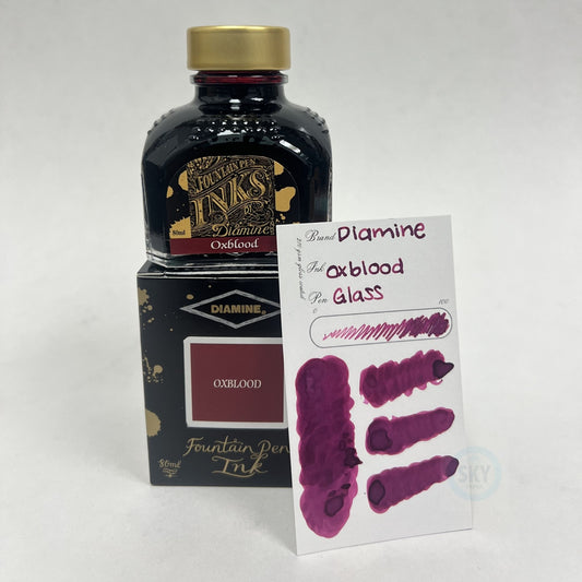 Diamine Fountain Pen Ink 80ml - Oxblood