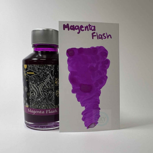 Diamine Shimmering Fountain Pen Ink 80ml - Magenta Flash