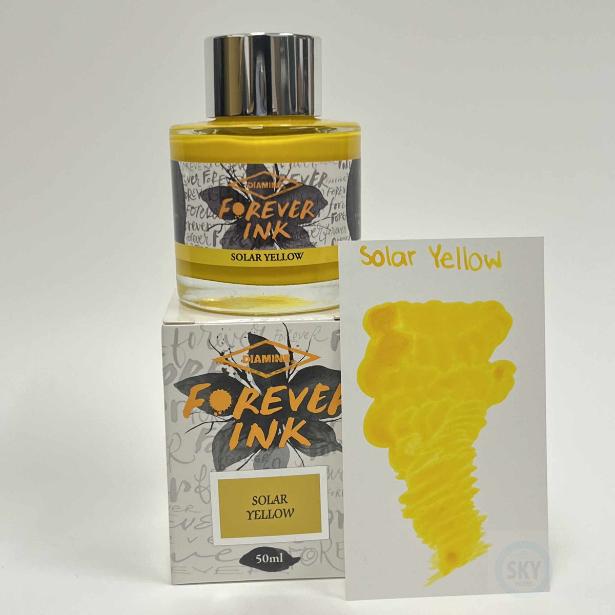 Diamine Forever Fountain Pen Ink 50ml - Solar Yellow
