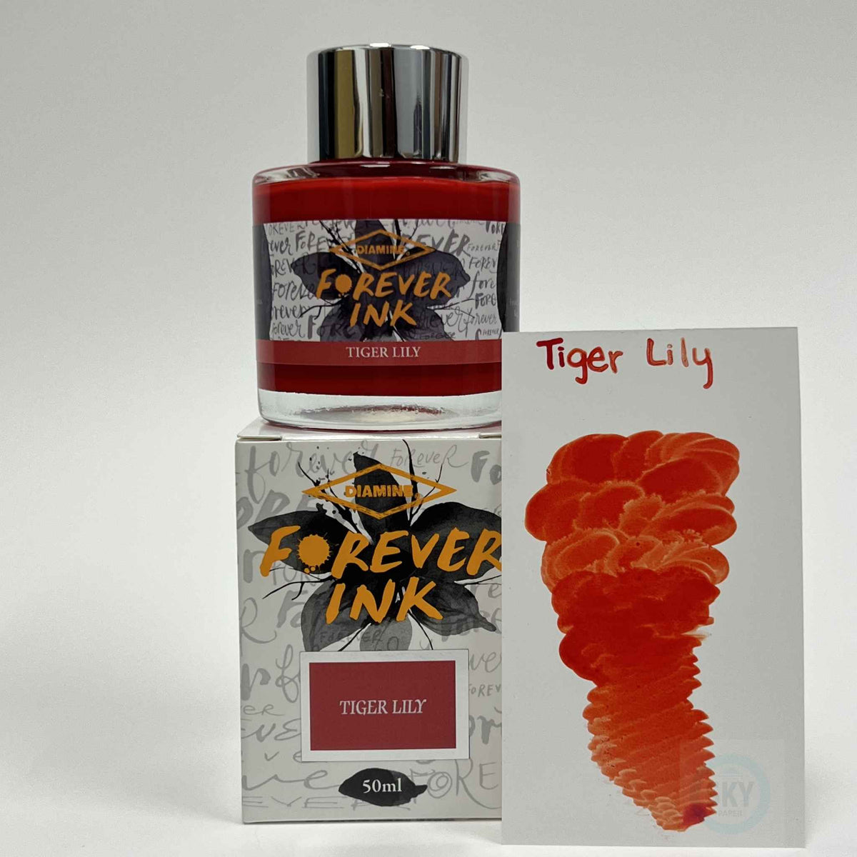 Diamine Forever Fountain Pen Ink 50ml - Tiger Lily