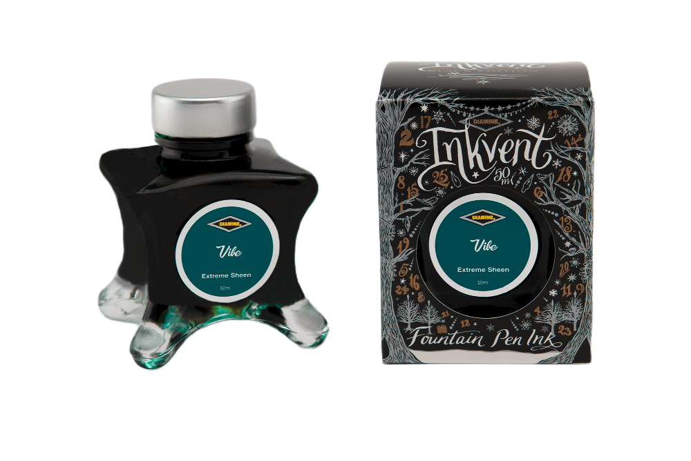 Diamine Inkvent Black Edition 50ml - Vibe Extreme Sheen