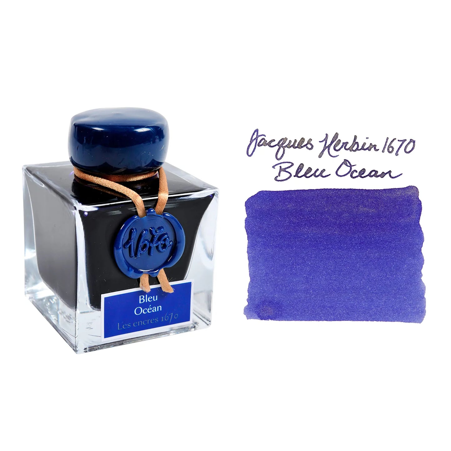 Jacques Herbin - 1670 Prestige - Ocean Blue - Gold Shimmer