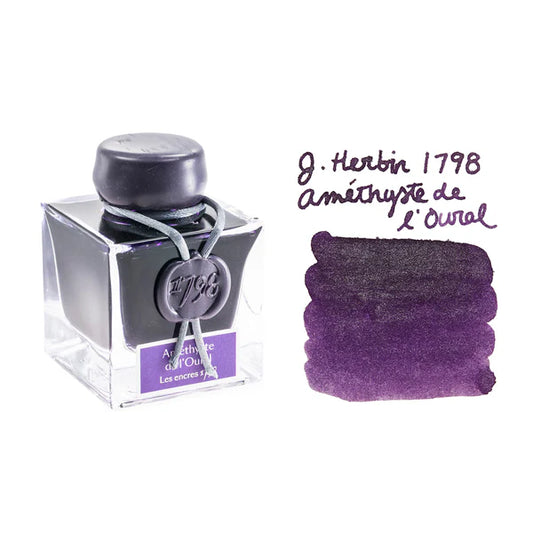 Jacques Herbin - 1798 Prestige  - Amethyst of the Ural Mountains - Silver Shimmer