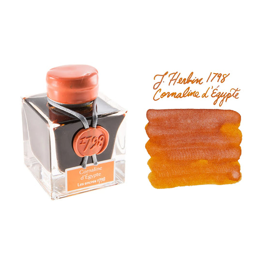 Jacques Herbin - 1798 Prestige  - Carnelian of Egypt - Silver Shimmer