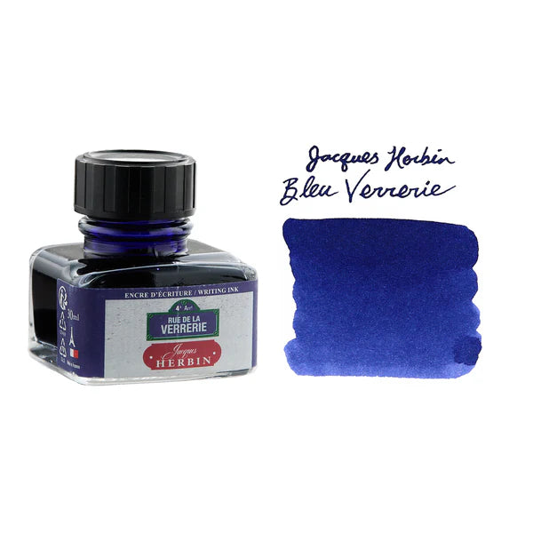 Jacques Herbin - Writing ink - Blue (Rue De La Verrerie)