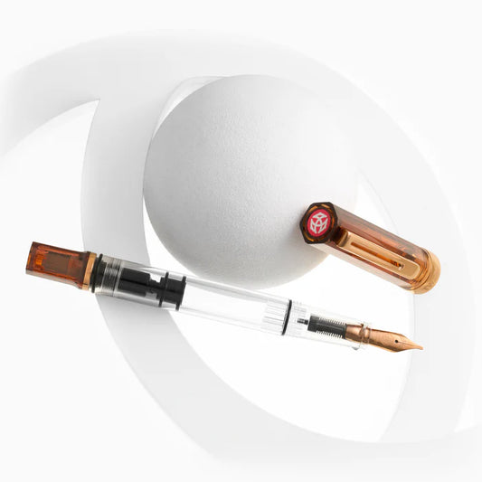 TWSBI ECO Root Beer w/ Bronze Fountain Pen EF