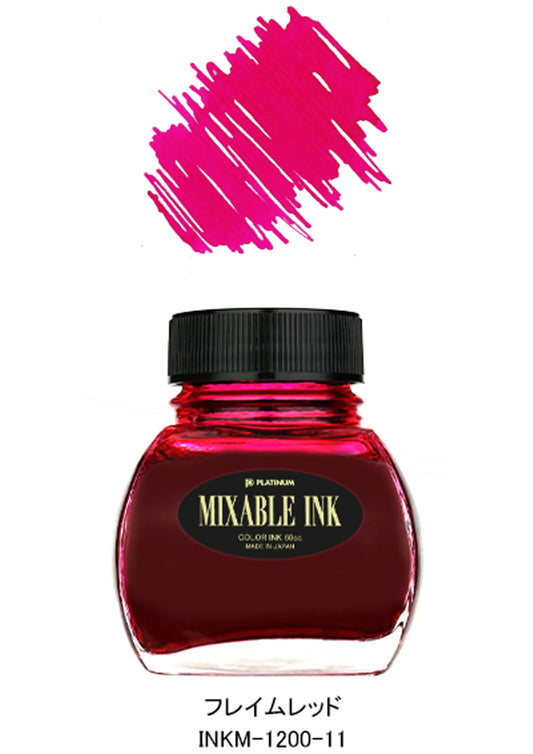 Dyestuff 'Mixable' bottle ink 60cc - Flame Red