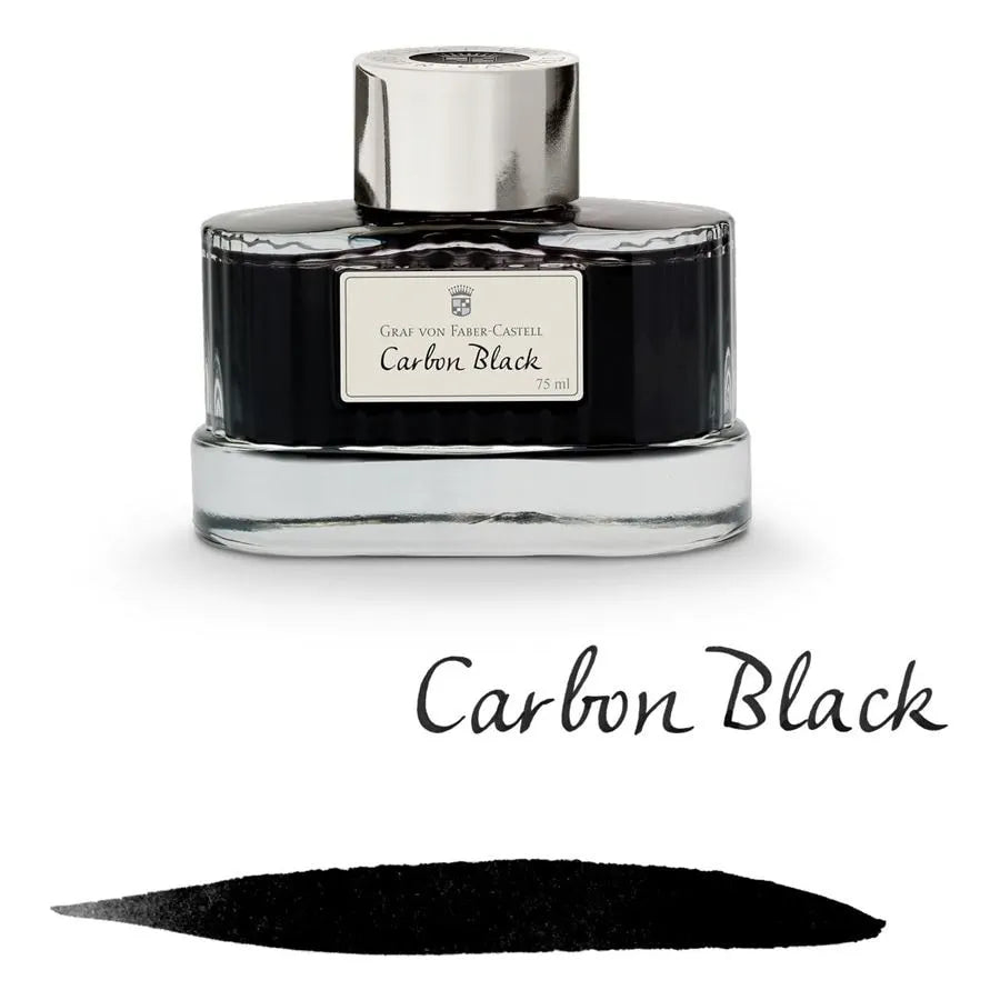 Graf von Faber-Castell Ink Bottle (75ml) -  Carbon Black