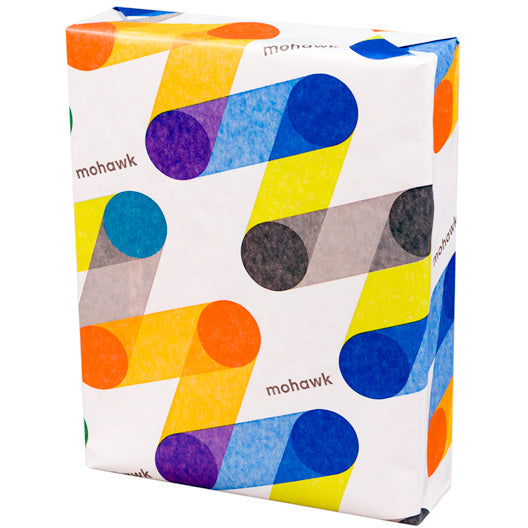 Mohawk VIA Pure White Linen Cover 8.5x11 in. 250 Sheets