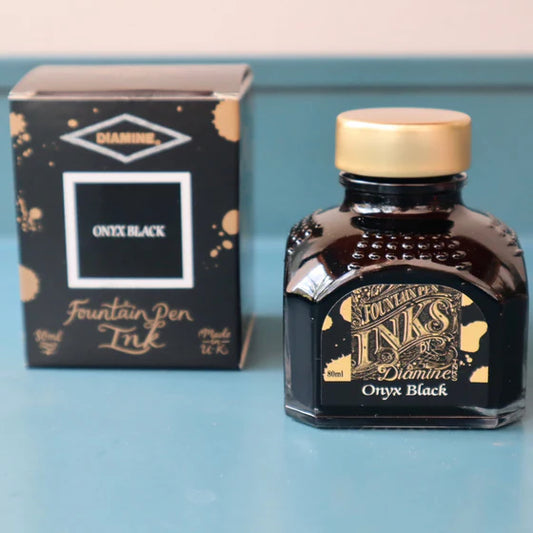 Diamine Fountain Pen Ink 80ml - Onyx Black